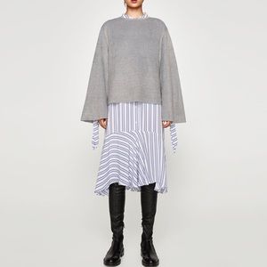 Zara Faux Fur Sweatshirt